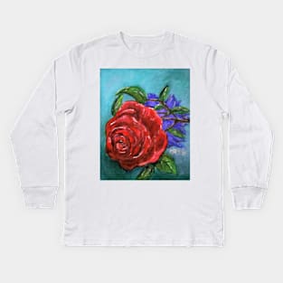 Forever A Rose Kids Long Sleeve T-Shirt